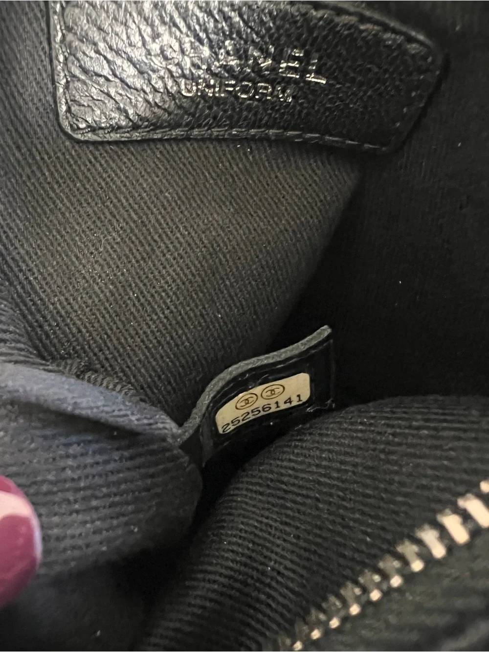 CHANEL Black Quilted Lambskin Crossbody with CC Turn-Lock